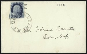 Sale 1084, Lot 3049, 1c 1851-56 Issue (Scott 5-9)