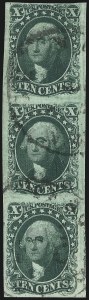 Sale 1084, Lot 3060, 3c-12c 1851-56 Issue (Scott 10-17)