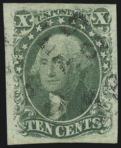 Sale 1084, Lot 3069, 3c-12c 1851-56 Issue (Scott 10-17)