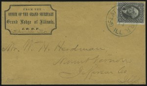 Sale 1084, Lot 3085, 3c-12c 1851-56 Issue (Scott 10-17)