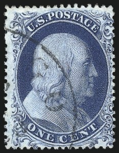 Sale 1084, Lot 3093, 1c 1857-60 Issue (Scott 18-24)