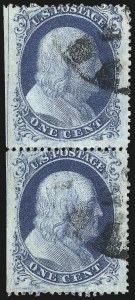 Sale 1084, Lot 3101, 1c 1857-60 Issue (Scott 18-24)