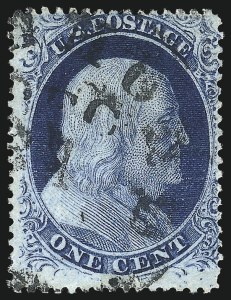 Sale 1084, Lot 3105, 1c 1857-60 Issue (Scott 18-24)