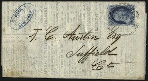 Sale 1084, Lot 3108, 1c 1857-60 Issue (Scott 18-24)