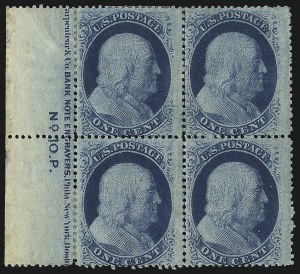 Sale 1084, Lot 3114, 1c 1857-60 Issue (Scott 18-24)