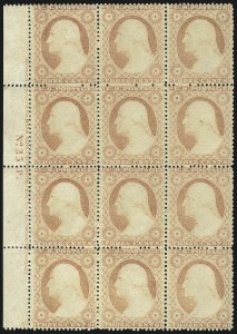Sale 1084, Lot 3123, 3c-5c 1857-60 Issue (Scott 25-30A)