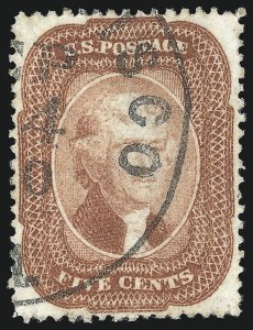 Sale 1084, Lot 3126, 3c-5c 1857-60 Issue (Scott 25-30A)