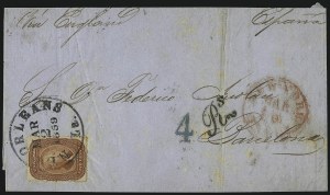 Sale 1084, Lot 3128, 3c-5c 1857-60 Issue (Scott 25-30A)