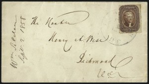 Sale 1084, Lot 3131, 3c-5c 1857-60 Issue (Scott 25-30A)