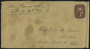 Sale 1084, Lot 3133, 3c-5c 1857-60 Issue (Scott 25-30A)