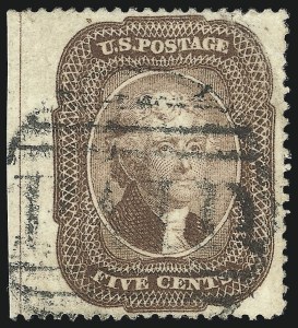 Sale 1084, Lot 3138, 3c-5c 1857-60 Issue (Scott 25-30A)
