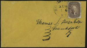 Sale 1084, Lot 3140, 3c-5c 1857-60 Issue (Scott 25-30A)