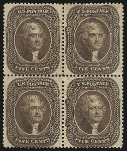 Sale 1084, Lot 3143, 3c-5c 1857-60 Issue (Scott 25-30A)