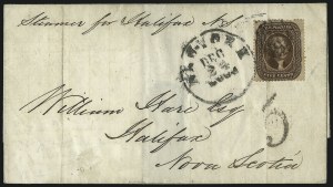 Sale 1084, Lot 3148, 3c-5c 1857-60 Issue (Scott 25-30A)