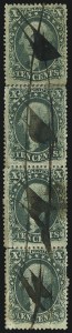 Sale 1084, Lot 3150, 10c-90c 1857-60 Issue (Scott 31-39)