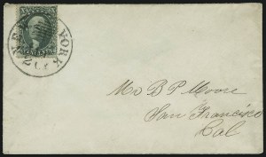 Sale 1084, Lot 3161, 10c-90c 1857-60 Issue (Scott 31-39)