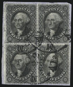 Sale 1084, Lot 3165, 10c-90c 1857-60 Issue (Scott 31-39)