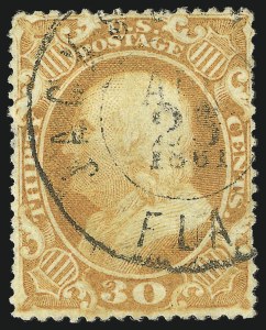Sale 1084, Lot 3177, 10c-90c 1857-60 Issue (Scott 31-39)