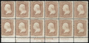 Sale 1084, Lot 3191, 1861-66 Issue (Scott 56-69)