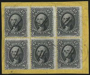 Sale 1084, Lot 3201, 1861-66 Issue (Scott 56-69)