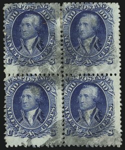 Sale 1084, Lot 3217, 1861-66 Issue, cont. (Scott 70-78)