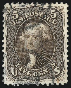 Sale 1084, Lot 3229, 1861-66 Issue, cont. (Scott 70-78)