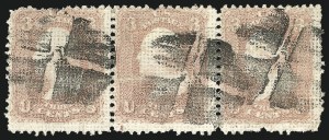 Sale 1084, Lot 3236, 1867-68 Grilled Issue (Scott 79-91)