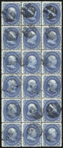 Sale 1084, Lot 3258, 1867-68 Grilled Issue (Scott 79-91)