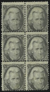 Sale 1084, Lot 3271, 1867-68 Grilled Issue, cont. (Scott 92-101)