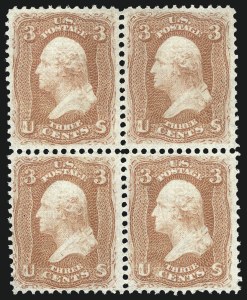 Sale 1084, Lot 3273, 1867-68 Grilled Issue, cont. (Scott 92-101)