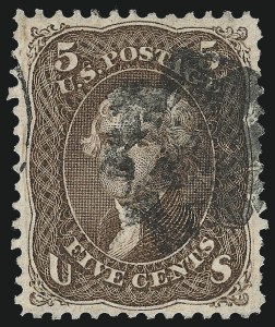 Sale 1084, Lot 3280, 1867-68 Grilled Issue, cont. (Scott 92-101)