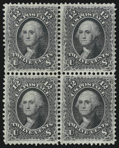 Sale 1084, Lot 3282, 1867-68 Grilled Issue, cont. (Scott 92-101)