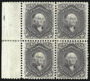 Sale 1084, Lot 3288, 1867-68 Grilled Issue, cont. (Scott 92-101)