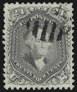 Sale 1084, Lot 3289, 1867-68 Grilled Issue, cont. (Scott 92-101)
