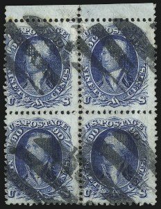 Sale 1084, Lot 3299, 1867-68 Grilled Issue, cont. (Scott 92-101)