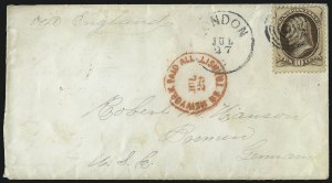 Sale 1084, Lot 3377, 1870-71 National Bank Note Co. Grilled Issue (Scott 134-144)