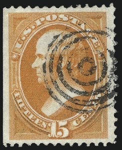 Sale 1084, Lot 3383, 1870-71 National Bank Note Co. Grilled Issue (Scott 134-144)