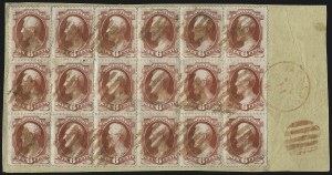 Sale 1084, Lot 3395, 1870-71 National Bank Note Co. Ungrilled Issue (Scott 145-155)