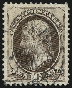 Sale 1084, Lot 3398, 1870-71 National Bank Note Co. Ungrilled Issue (Scott 145-155)