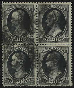 Sale 1084, Lot 3411, 1870-71 National Bank Note Co. Ungrilled Issue (Scott 145-155)