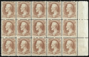 Sale 1084, Lot 3423, 1873 Continental Bank Note Co. Issue (Scott 156-179)