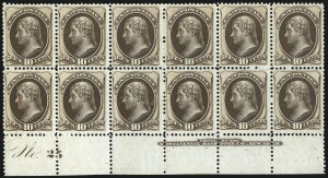 Sale 1084, Lot 3427, 1873 Continental Bank Note Co. Issue (Scott 156-179)