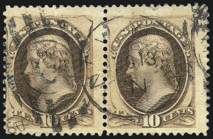 Sale 1084, Lot 3452, 1879 American Bank Note Co. Issue (Scott 182-191)