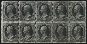 Sale 1084, Lot 3459, 1879 American Bank Note Co. Issue (Scott 182-191)