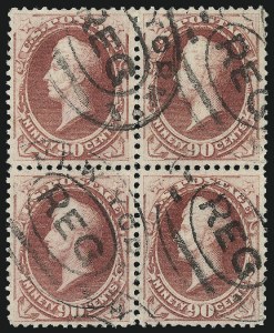 Sale 1084, Lot 3460, 1879 American Bank Note Co. Issue (Scott 182-191)
