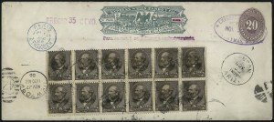 Sale 1084, Lot 3463, 1881-88 American Bank Note Co. Issues (Scott 205-218)