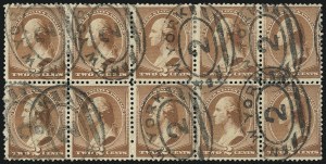 Sale 1084, Lot 3469, 1881-88 American Bank Note Co. Issues (Scott 205-218)