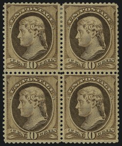 Sale 1084, Lot 3470, 1881-88 American Bank Note Co. Issues (Scott 205-218)