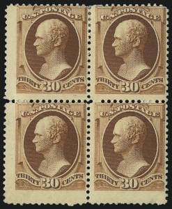 Sale 1084, Lot 3486, 1881-88 American Bank Note Co. Issues (Scott 205-218)