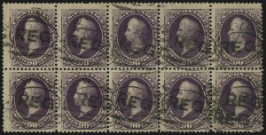 Sale 1084, Lot 3493, 1881-88 American Bank Note Co. Issues (Scott 205-218)
